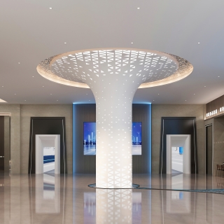 现代办公大厅静态a (1)