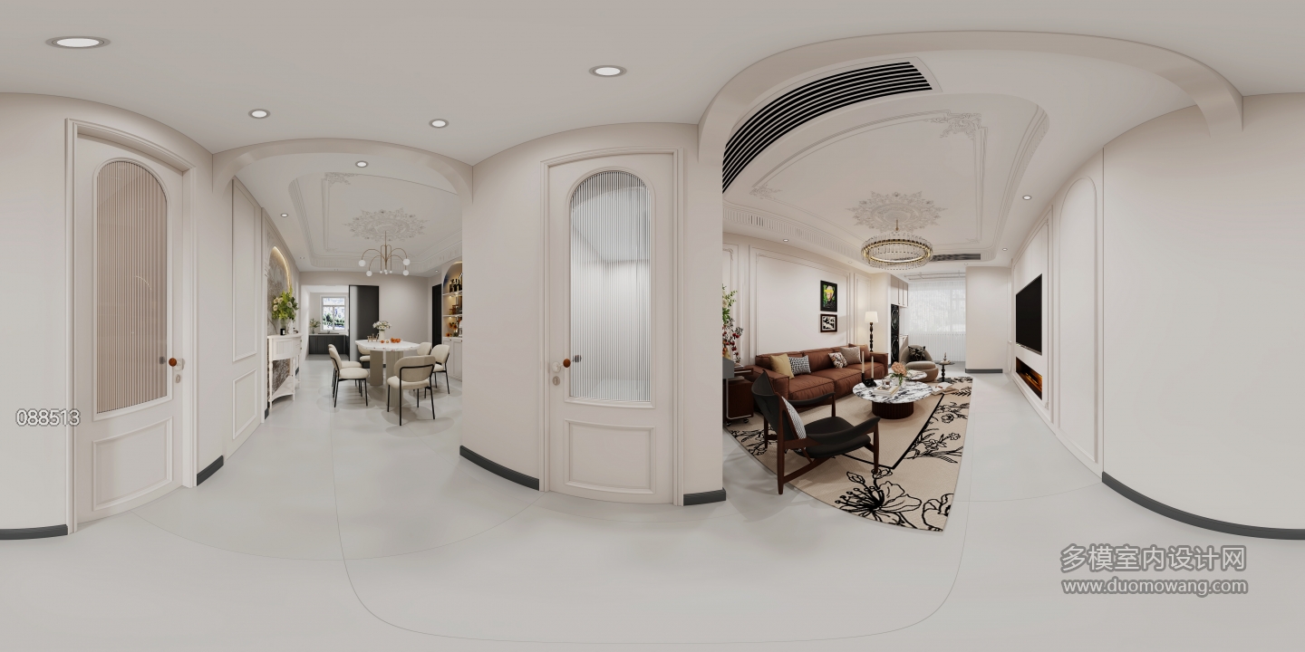 法式客餐厅全景