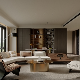 意式轻奢 沙发静态