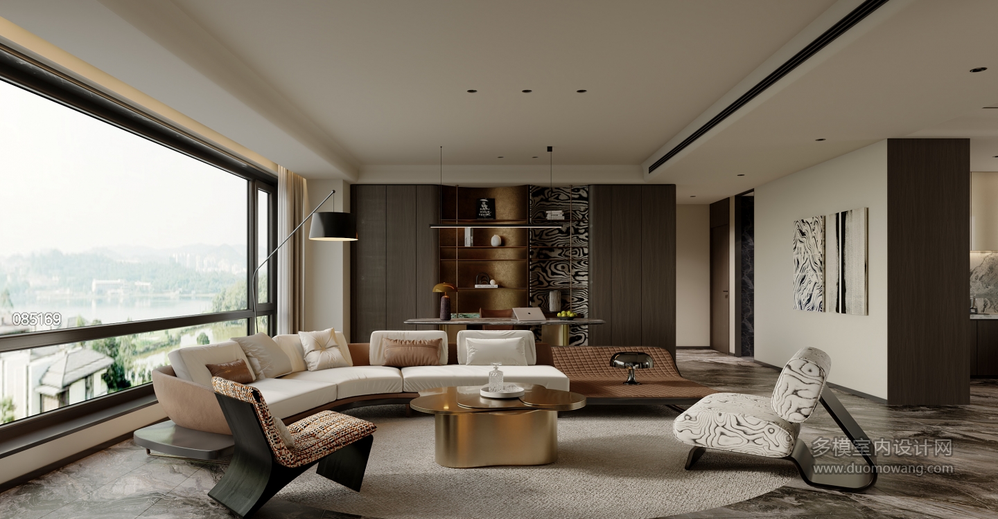 意式轻奢 沙发静态