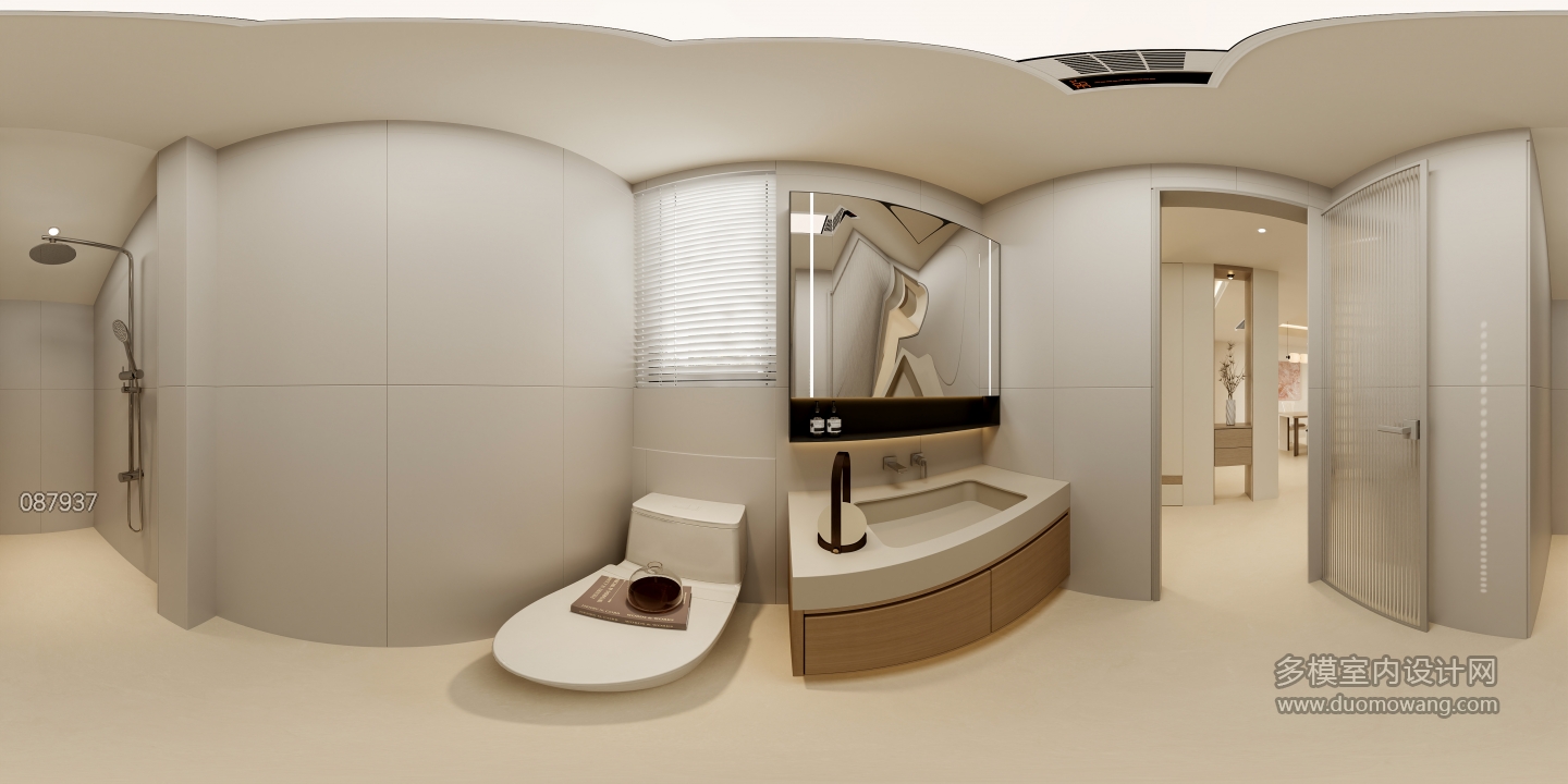 现代一楼客卫全景