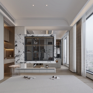 现代主卧室2特写1