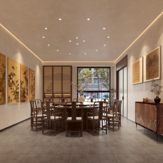 新中式会所餐厅