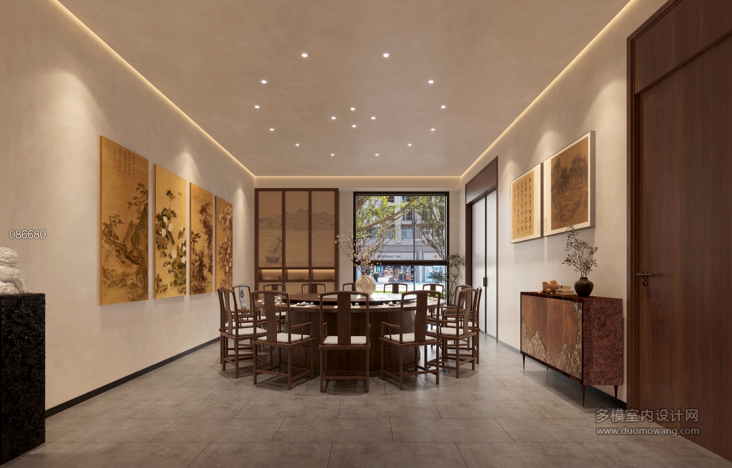 新中式会所餐厅