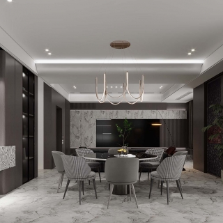 现代1楼客餐厅2