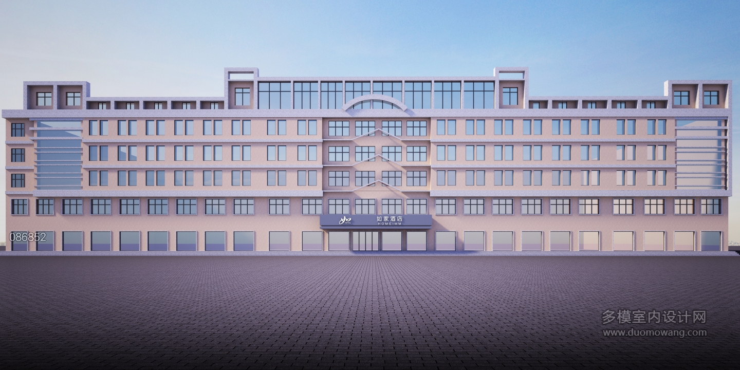 建筑方案1透视