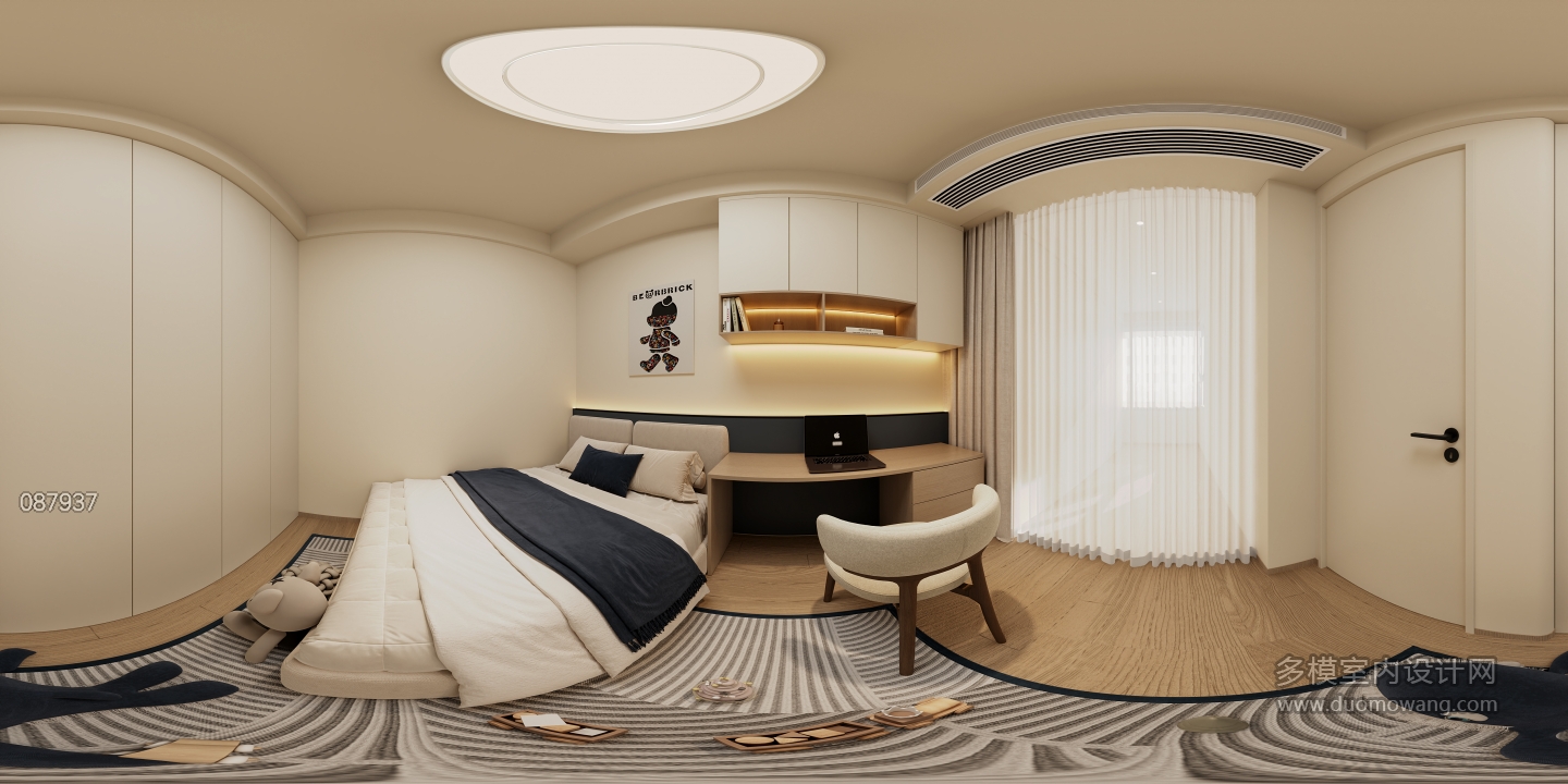 现代二楼阳光房全景