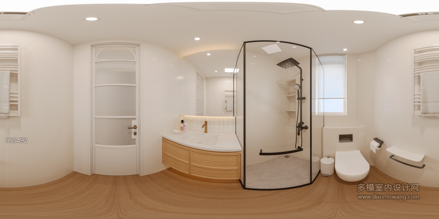 原木风全景客卫