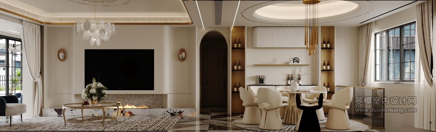 欧式电视背景墙静态