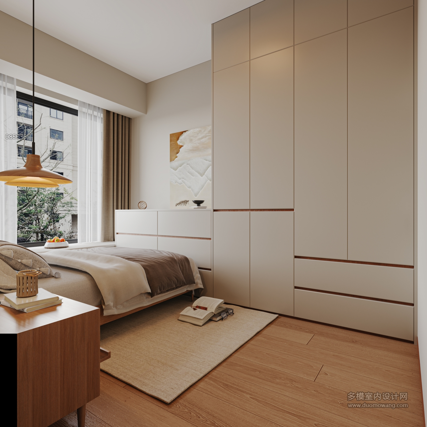 原木风次卧2特写