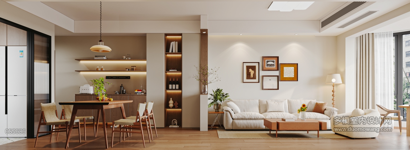 原木风客餐厅特写2