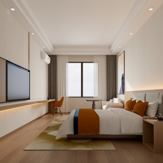 现代酒店大床房