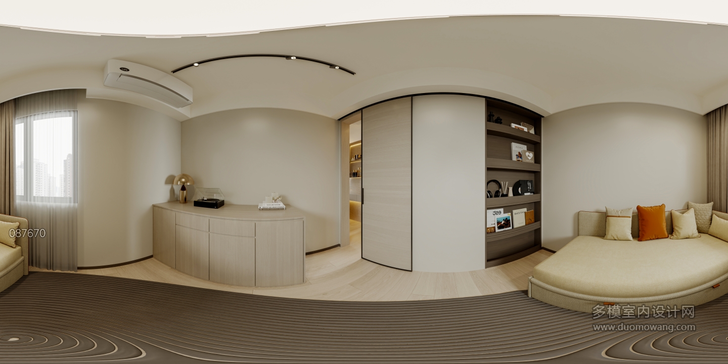 现代多功能房全景