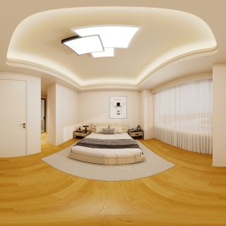 原木奶油风主卧