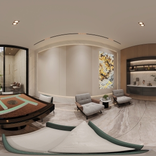 负二棋牌室全景