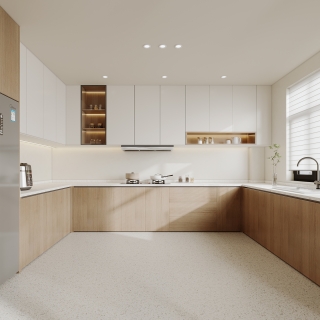 新中式一层厨房