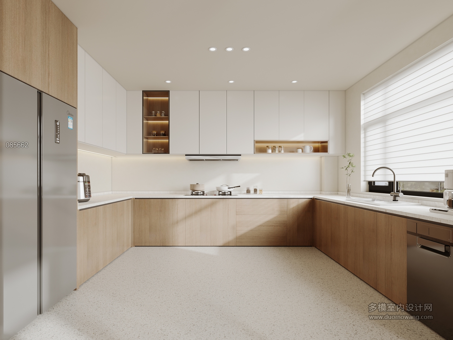 新中式一层厨房