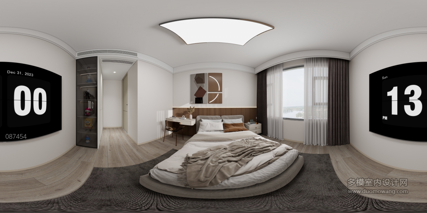 现代简约儿童房