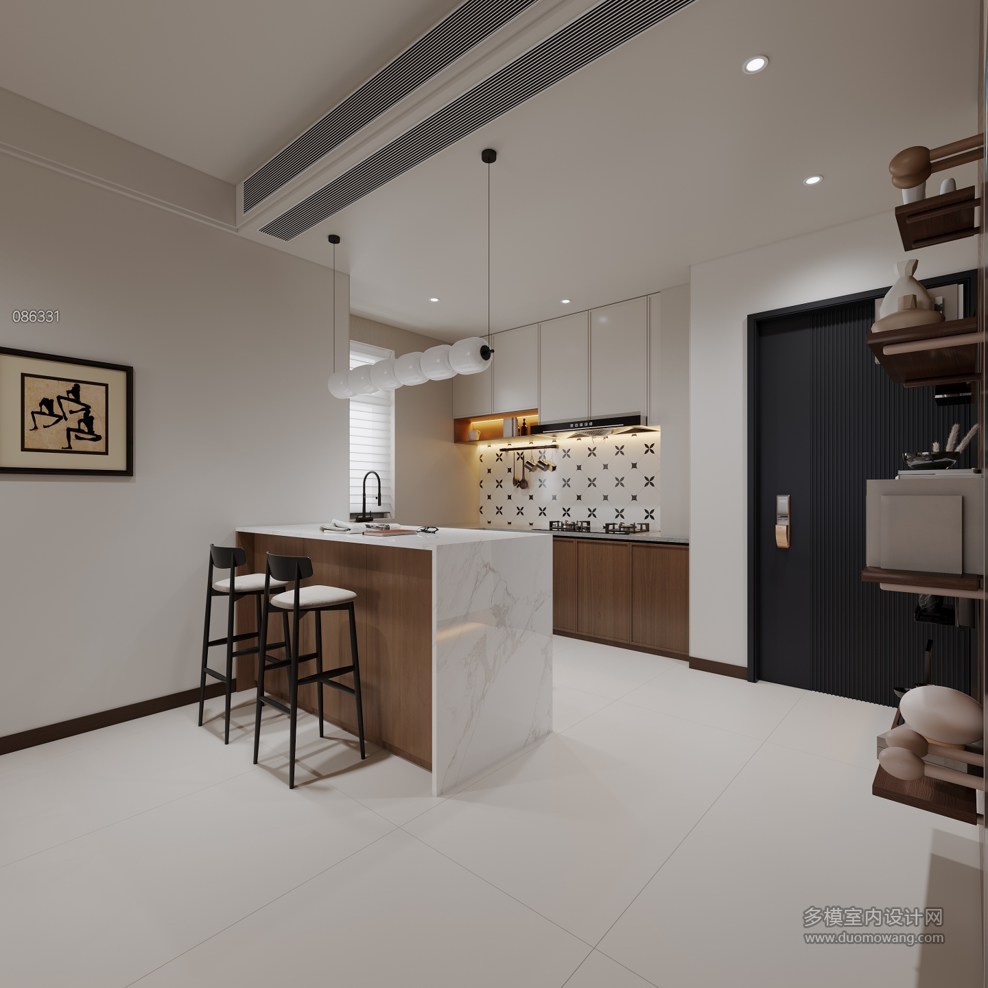 现代中古客厅四