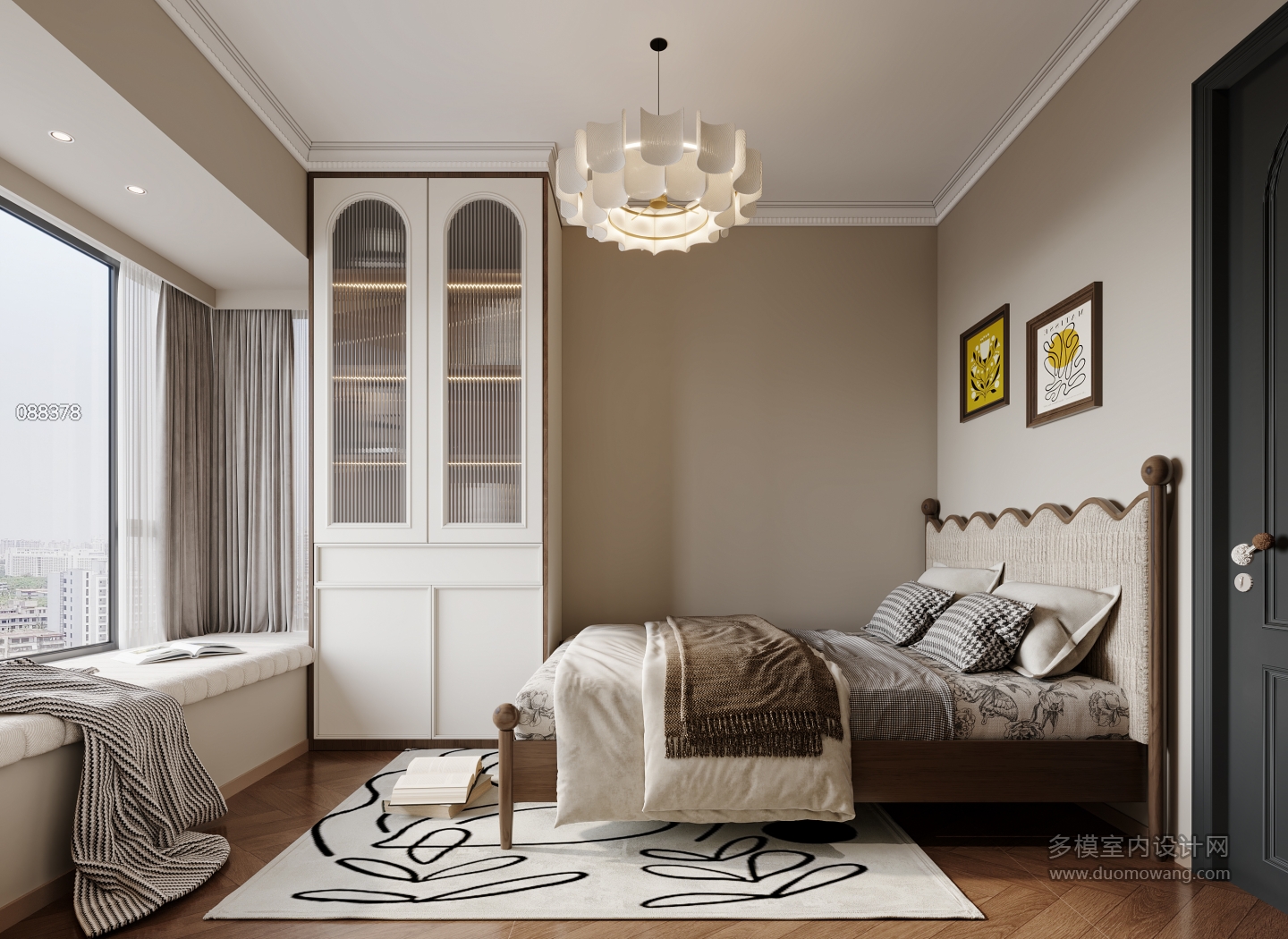 美式儿童房特写