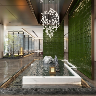 新中式茶坊 大厅-2