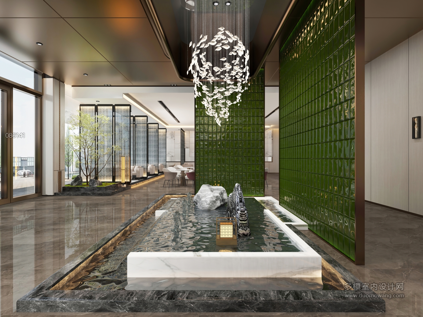 新中式茶坊 大厅-2