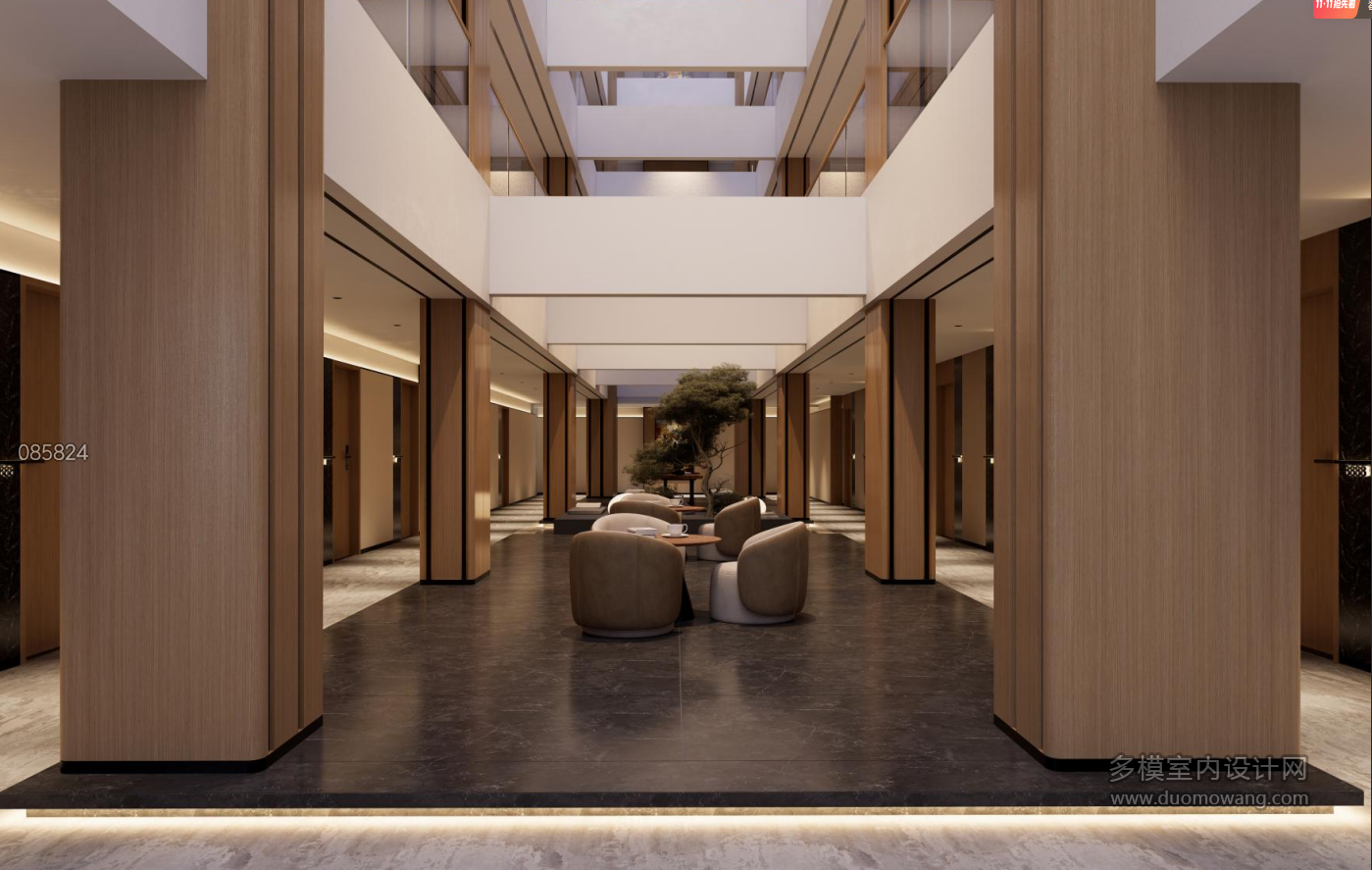 现代酒店大堂