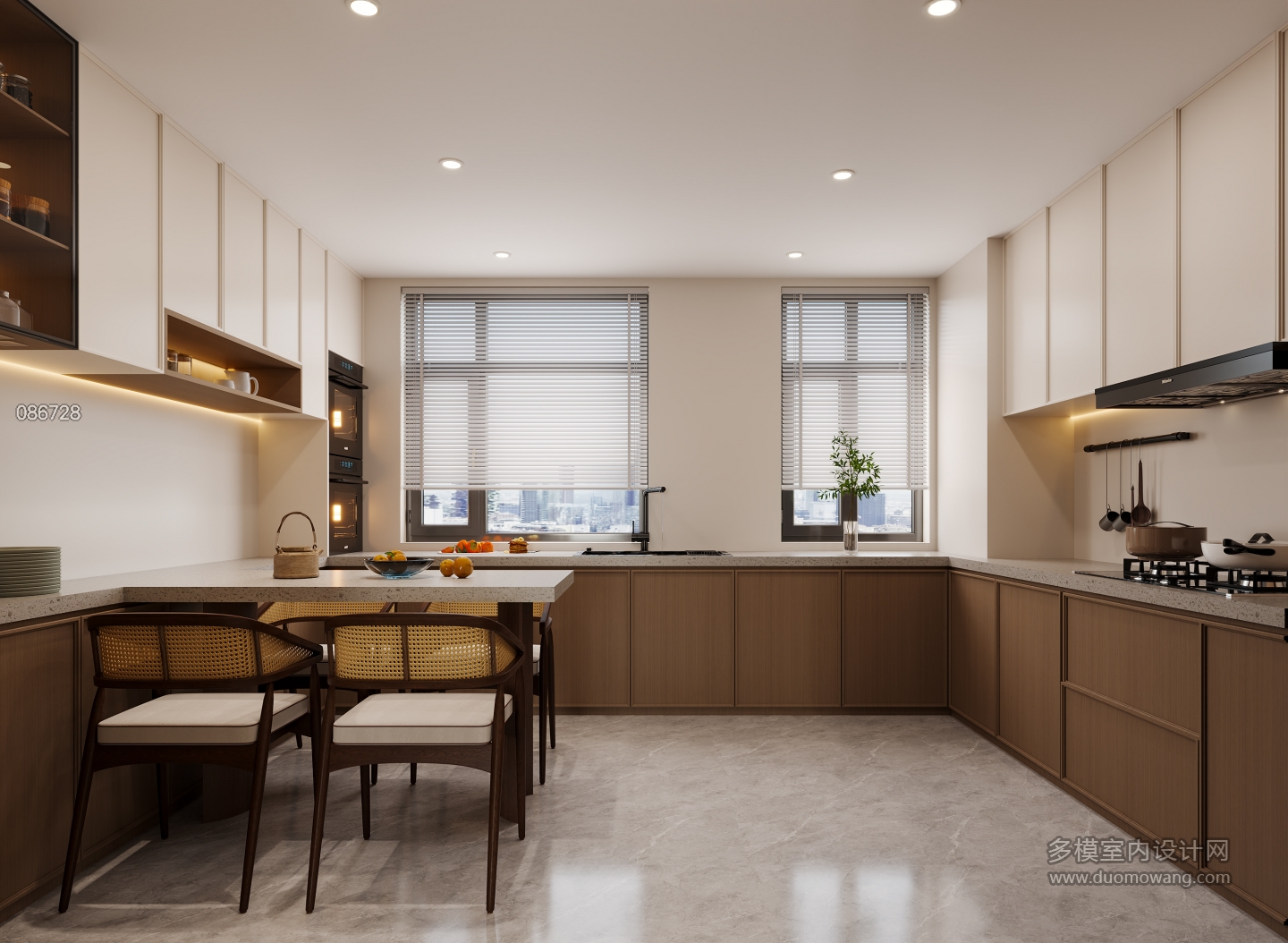 新中式厨房单张