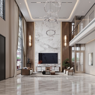 新中式电视背景特写