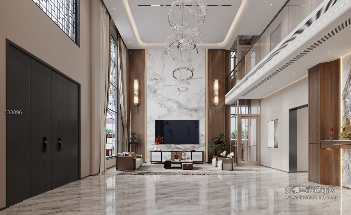 新中式电视背景特写