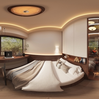 宋式家装 卧室全景