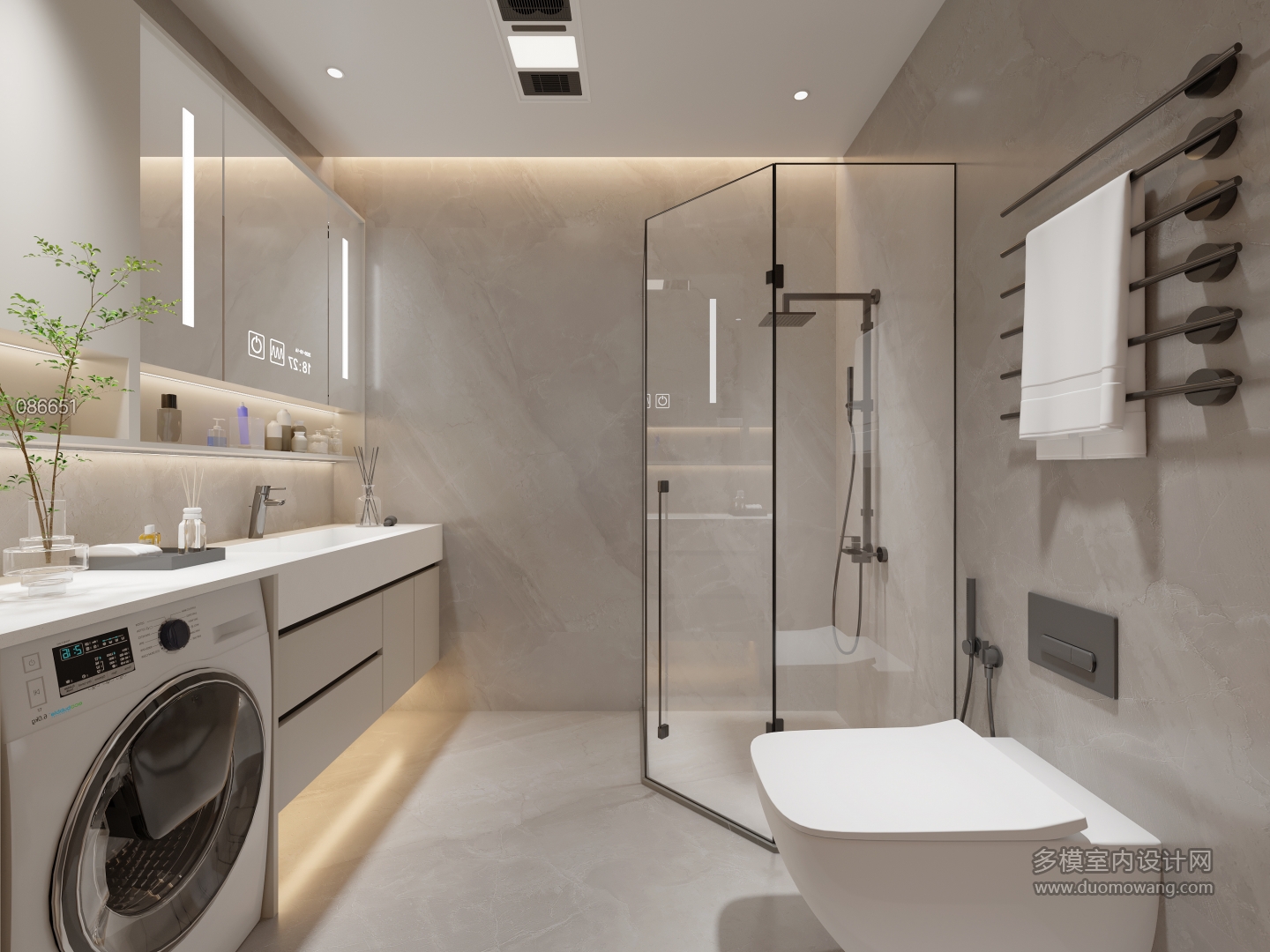 现代公寓2卫生间