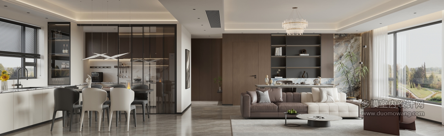 现代 意式 客餐厅 单张1