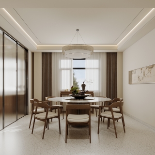 新中式一层餐厅