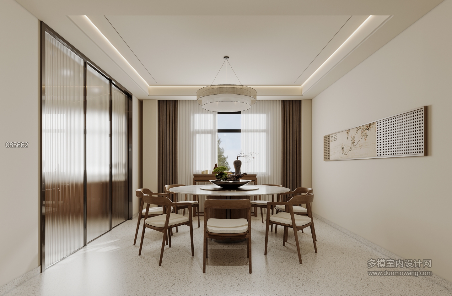 新中式一层餐厅