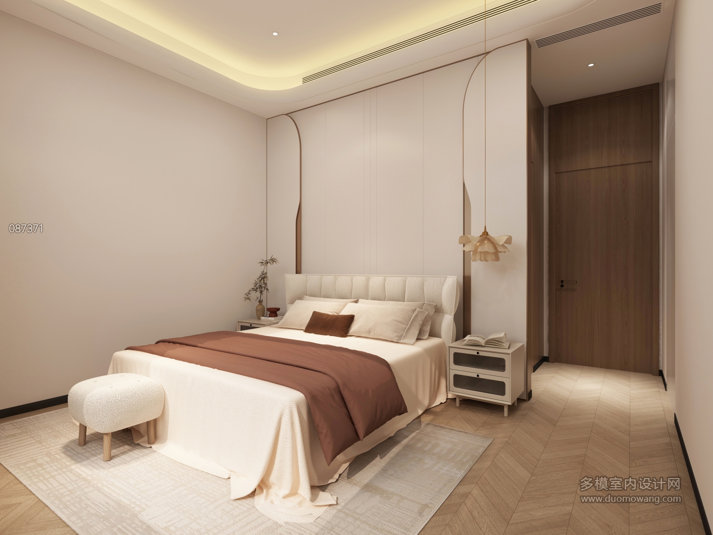 意式家装卧室 (1)