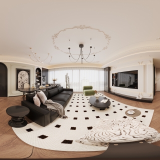 复古客餐厅全景