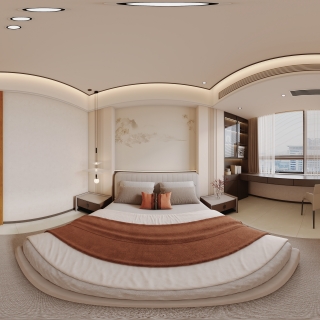 新中式 次卧 2全景