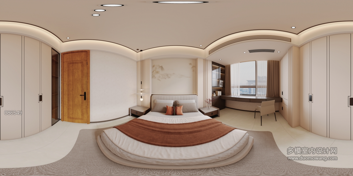 新中式 次卧 2全景