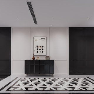 现代1楼入户走廊