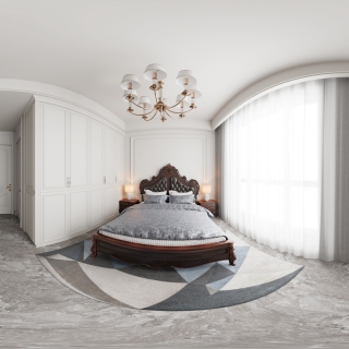 美式主卧室全景