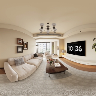 1现代客餐厅全景