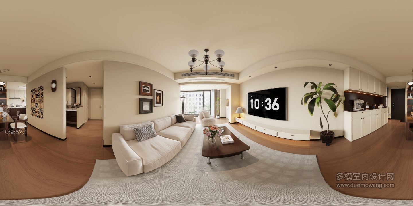 1现代客餐厅全景