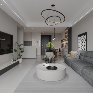 现代客餐厅特写 (2)