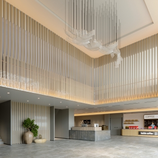 现代酒店大堂造型5