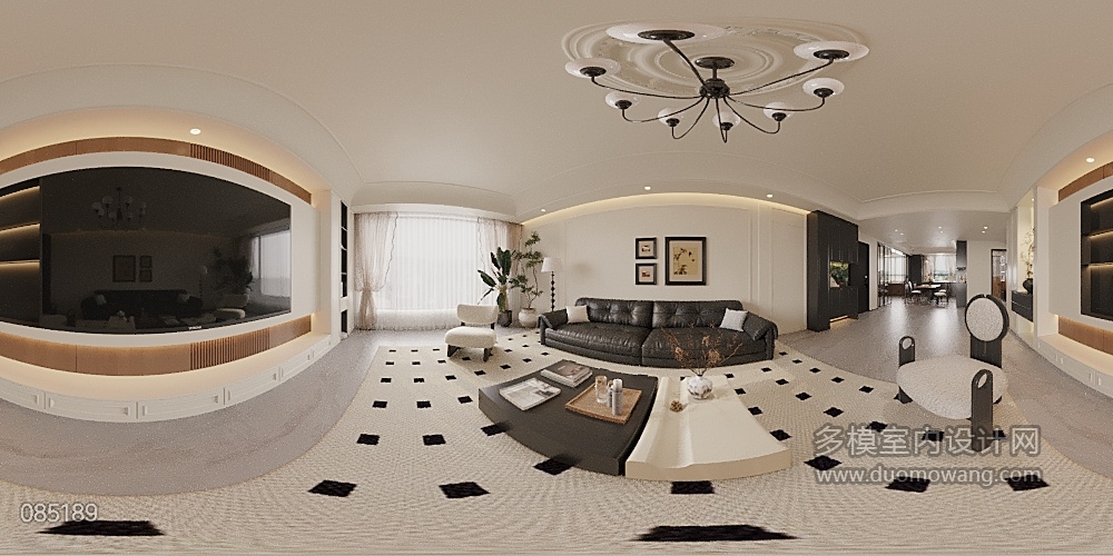 法式客厅全景小图