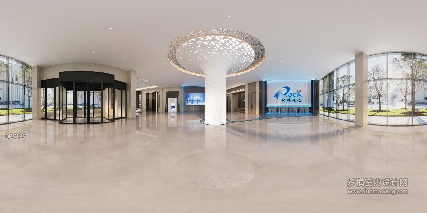 现代办公大厅 (1)