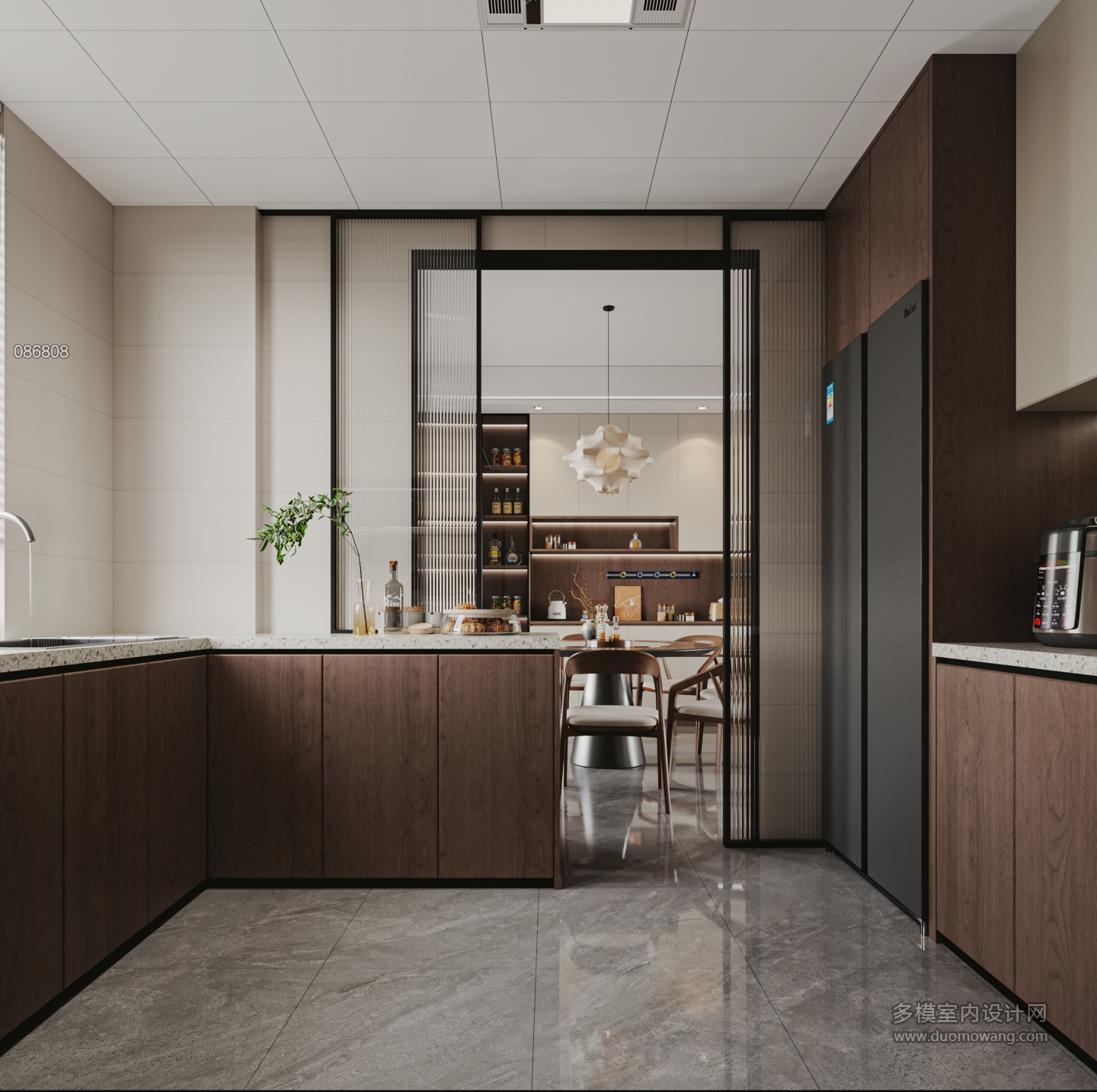 中古风厨房特写2