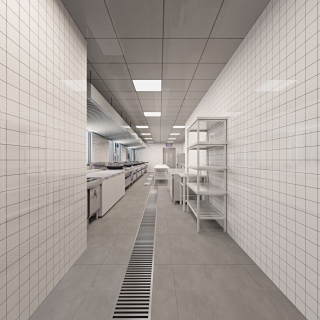 现代 食堂 后厨单张03