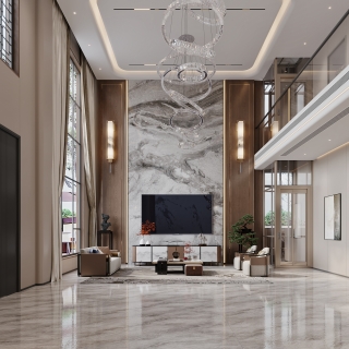 新中式电视背景特写